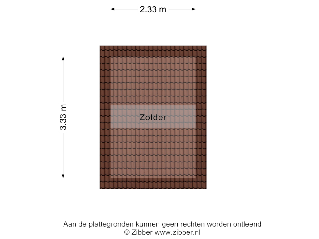 Bekijk plattegrond van Zolder van Kerkstraat 203