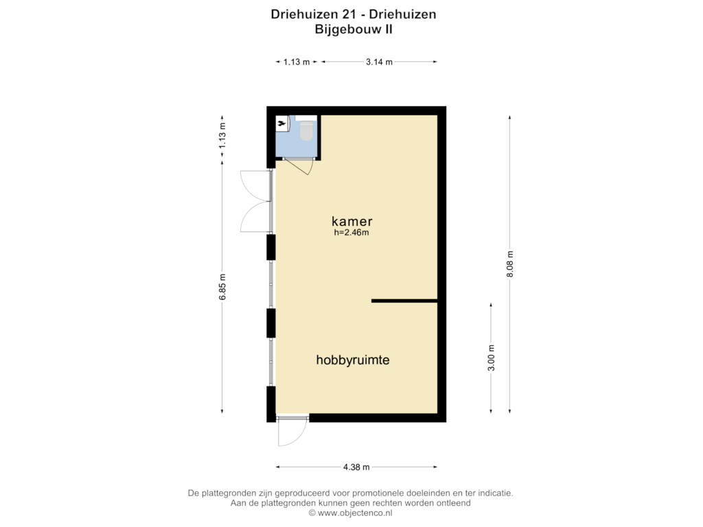 Bekijk plattegrond van BIJGEBOUW II van Driehuizen 21