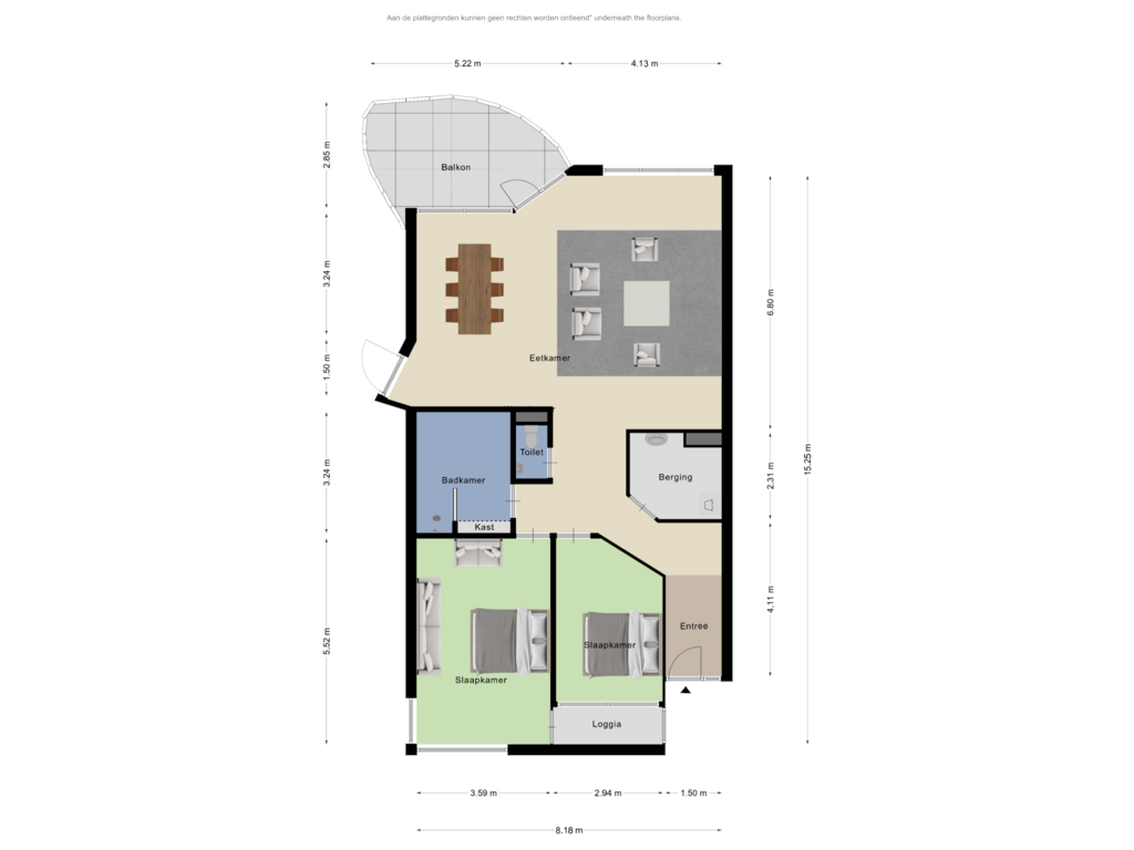 Bekijk plattegrond van Appartement van Boulevard Bankert 472