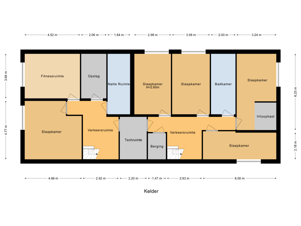 Bekijk plattegrond van Kelder van Lochemseweg 22