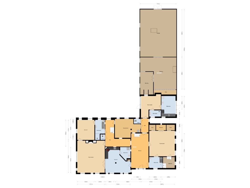 Bekijk plattegrond van Begane grond van Molenhoek 8