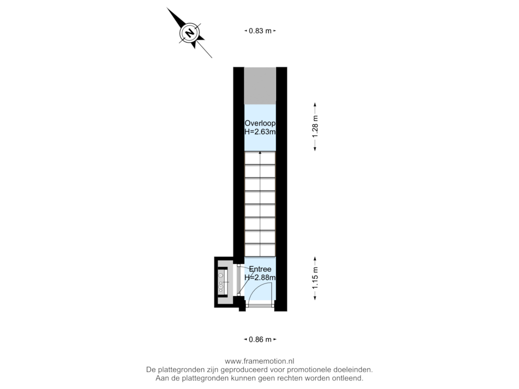 View floorplan of Begane Grond of Katendrechtse Lagedijk 484-B