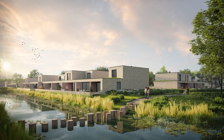 Foto 2 van Frisiusschans fase 2 - type A, hoekwoning (Bouwnr. 97)