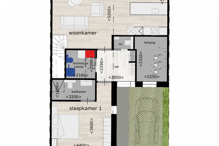 Bekijk foto 9 van Frisiusschans fase 2 - type B, tussenwoning (Bouwnr. 81)