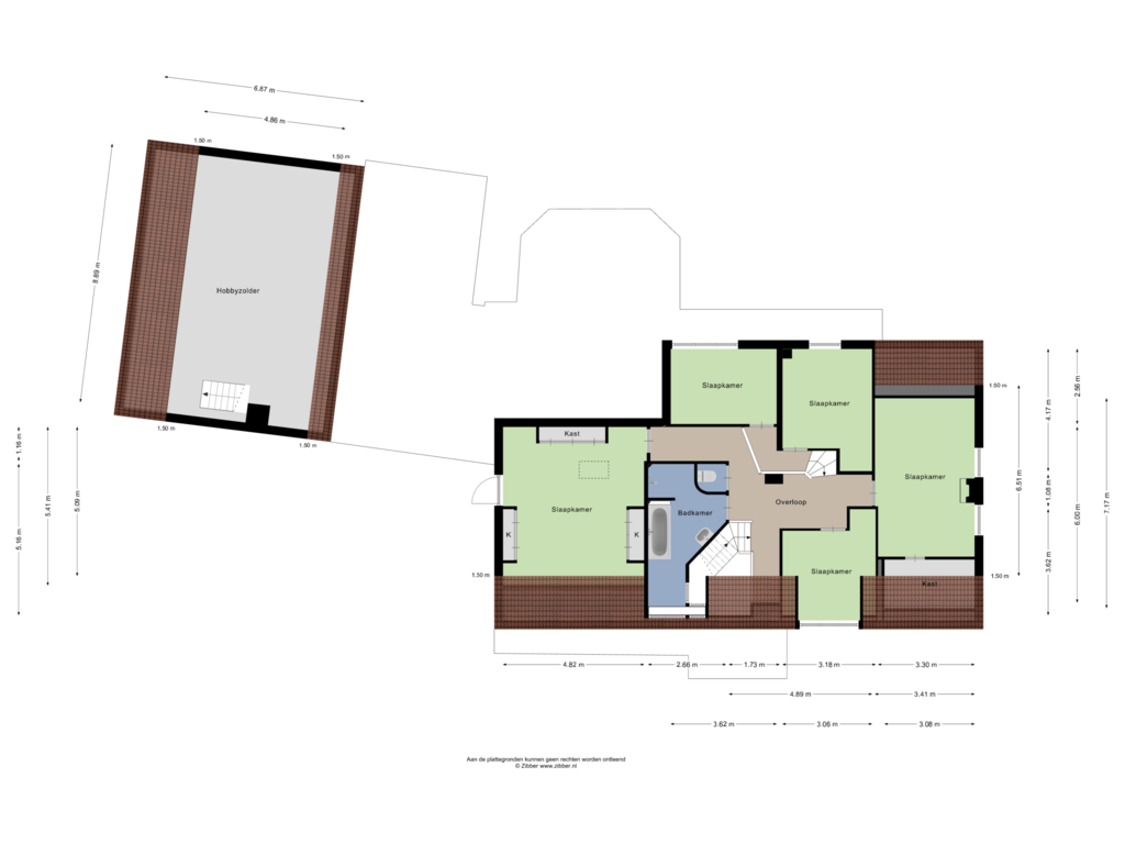 Bekijk plattegrond van Eerste verdieping van Achtergaardsestraat 25