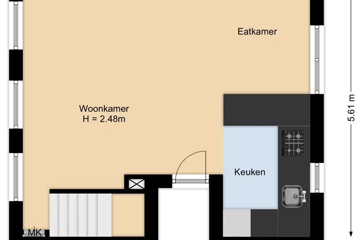 Bekijk foto 25 van Eerste Bloemdwarsstraat 23-A