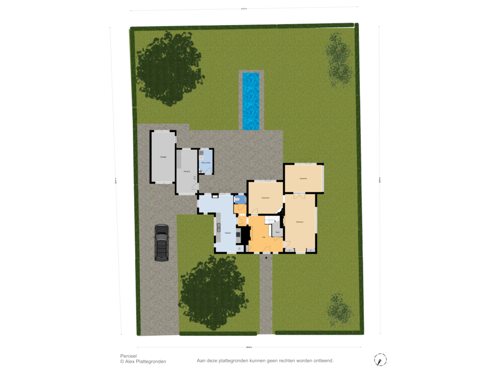 Bekijk plattegrond van Perceel van Duinvoetlaan 3