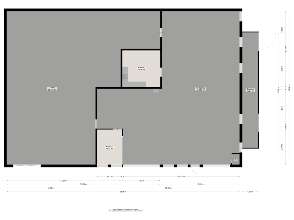 View floorplan of Loods of Noorderstraat 179