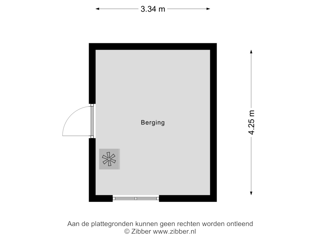 Bekijk plattegrond van Berging van Herenweg 97