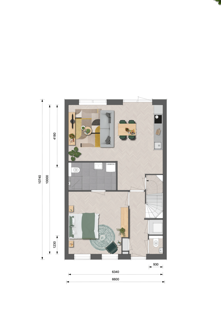 Foto 3 van De Maten - type Kompaan (Bouwnr. 31)