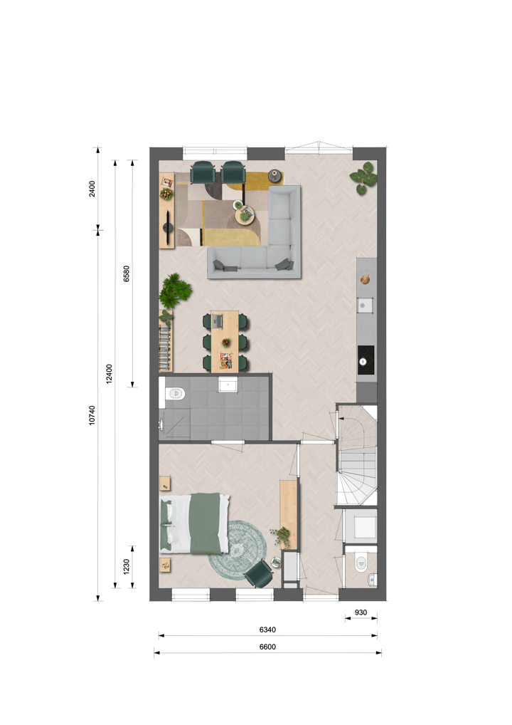 Foto 4 van De Maten - type Kompaan (Bouwnr. 31)