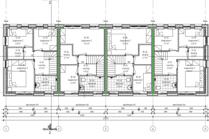 Bekijk foto 16 van Tussenwoning type I (Bouwnr. 20)