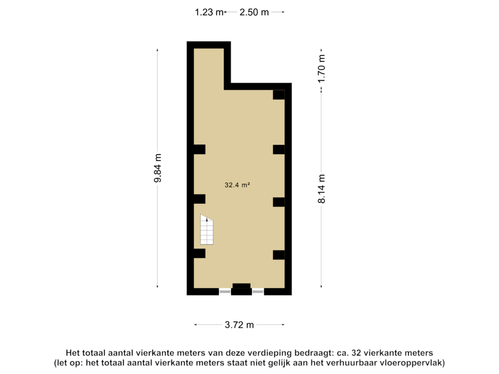 View floorplan of BOG - KELDER of Kamp 54