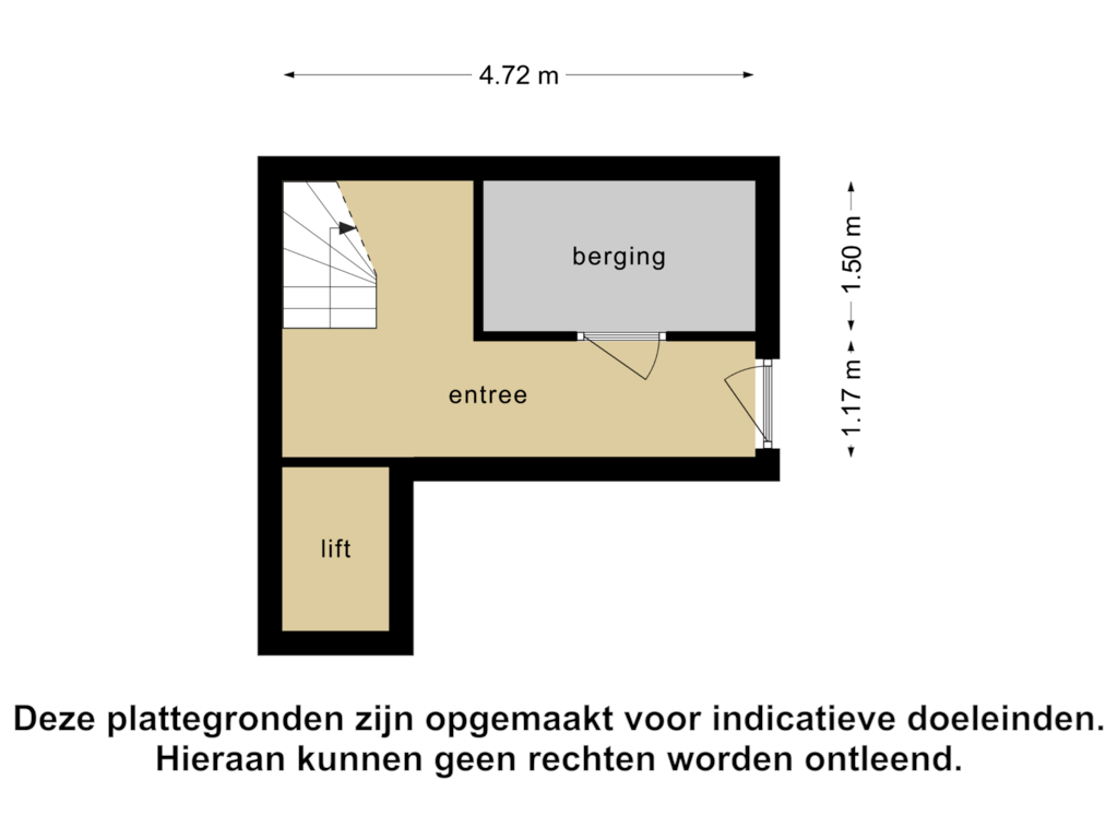 View floorplan of Begane grond of Havenstraat 1