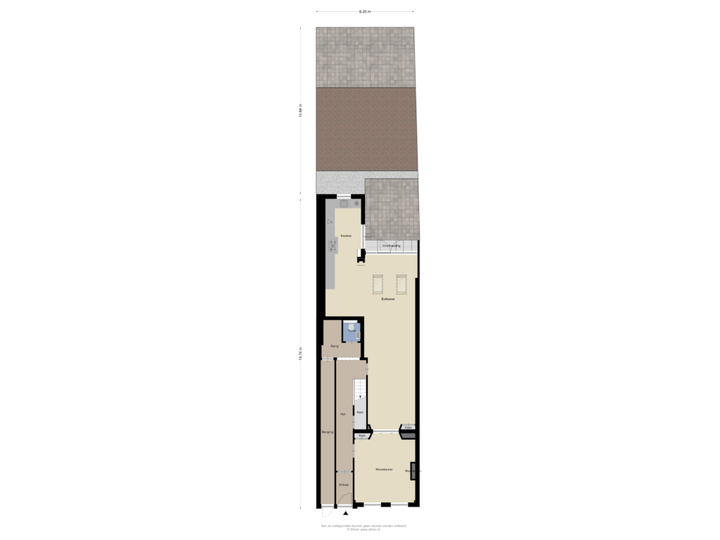 Bekijk plattegrond van Begane grond_Tuin van Noordvliet 14