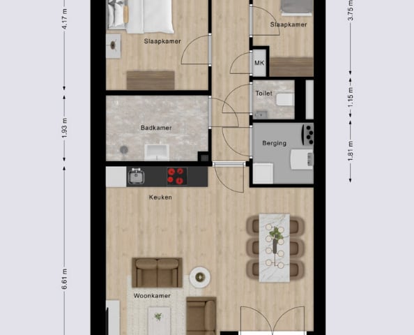 View photo 6 of Appartement 2e verdieping (Bouwnr. 13)