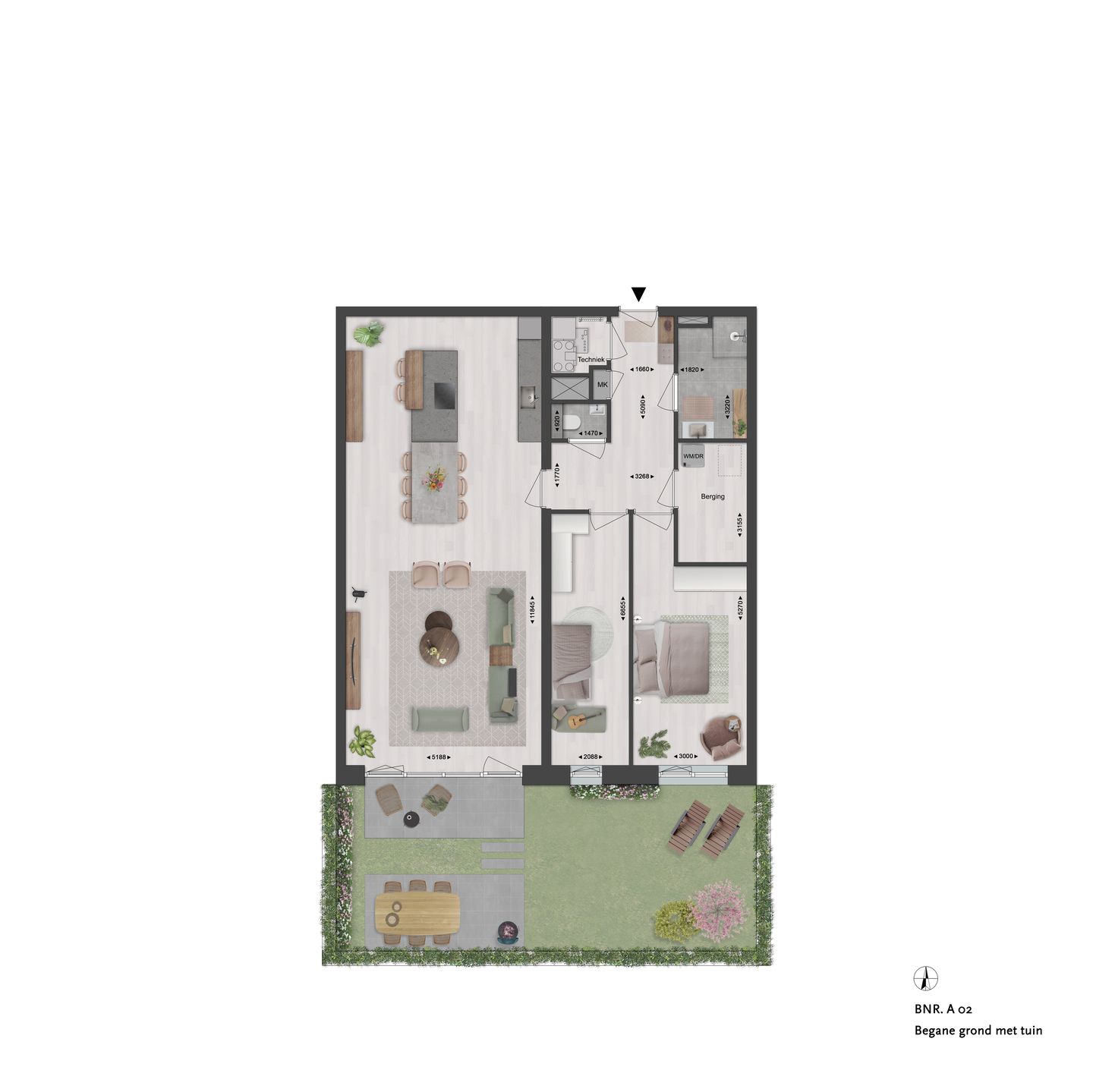 Foto 4 van Appartement begane grond bnr. A02