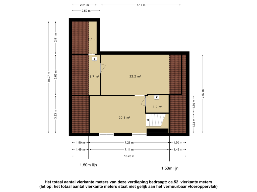 Bekijk plattegrond van BOG-1e van Onze Lieve Vrouwestraat 30