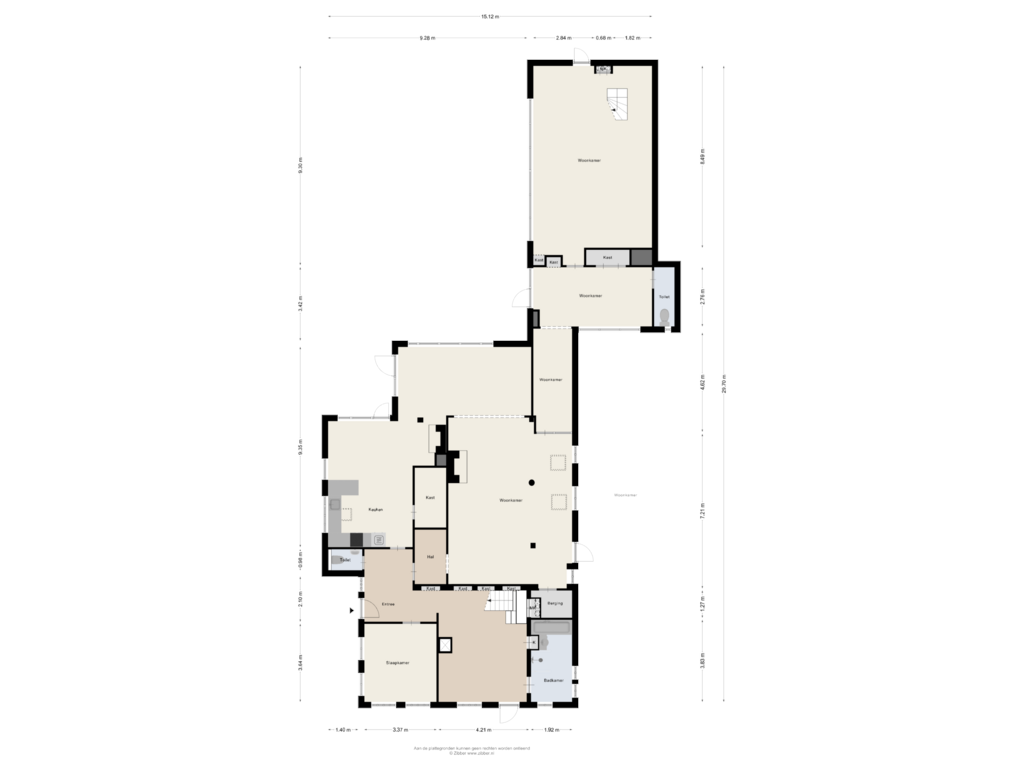 View floorplan of Begane Grond of Binnenpad 20