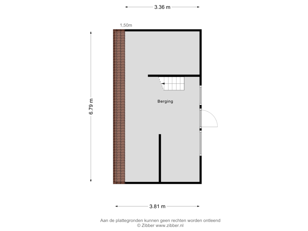 View floorplan of Berging of Binnenpad 20