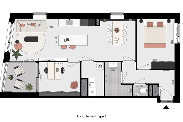 Bekijk foto 17 van Appartement L (Bouwnr. 45)