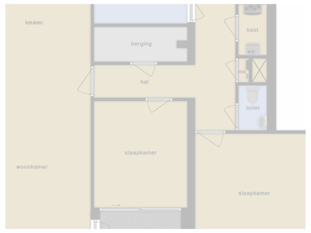 Bekijk plattegrond van Bridgemankade 30 van Bridgemankade 30