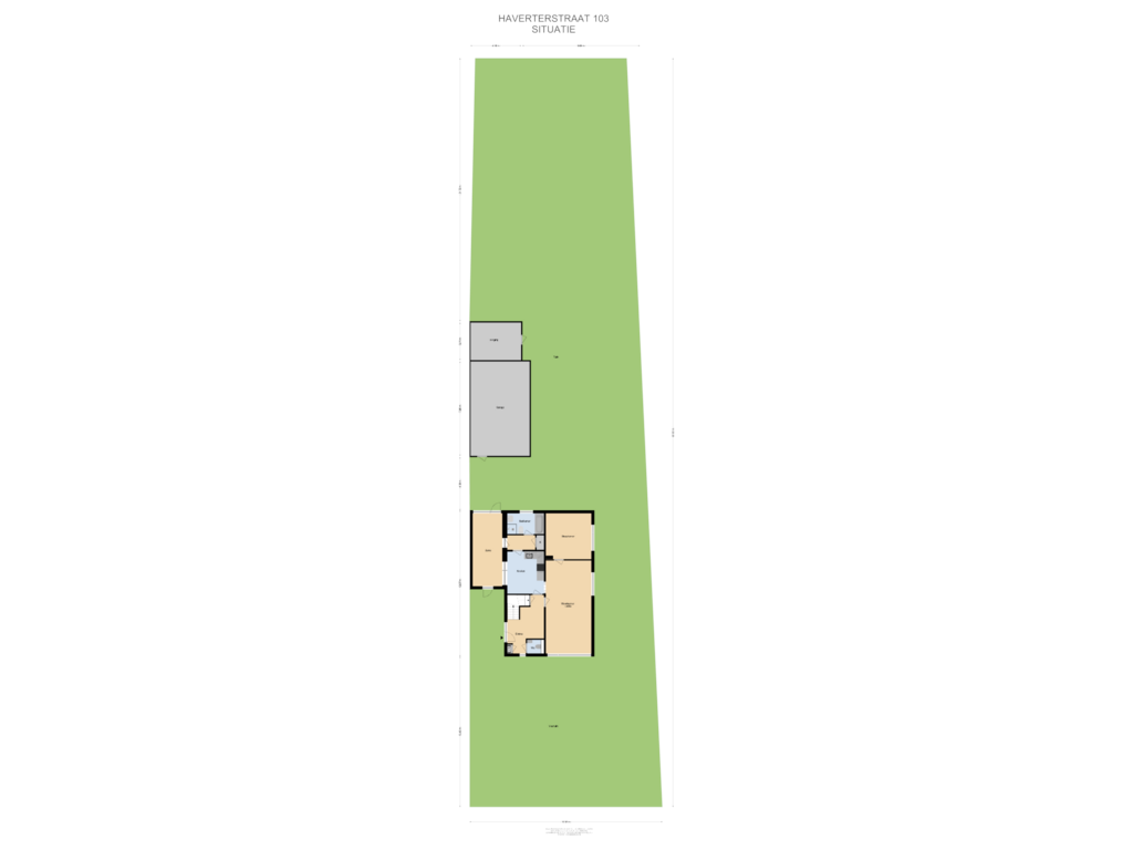 Bekijk plattegrond van Situatie van Haverterstraat 103