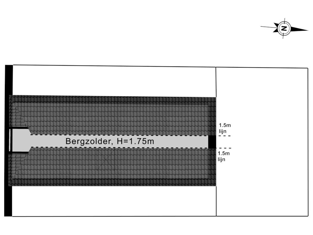 Bekijk plattegrond van 2e Verdieping van Wortelhaven 13