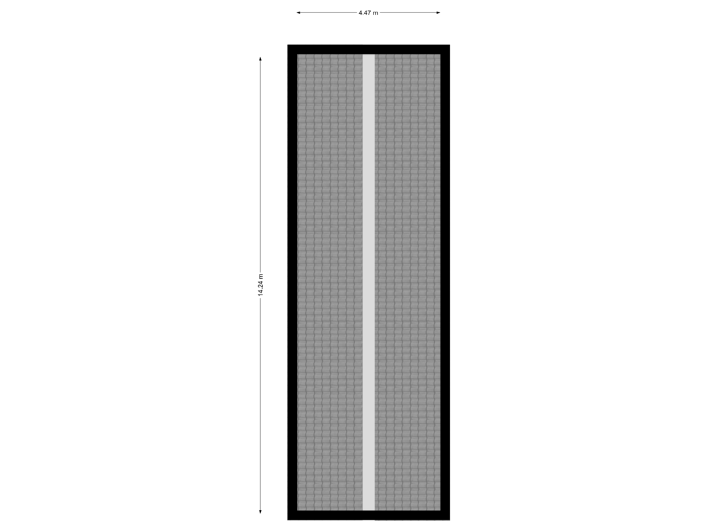 View floorplan of Vliering of Hazenhutweg 16