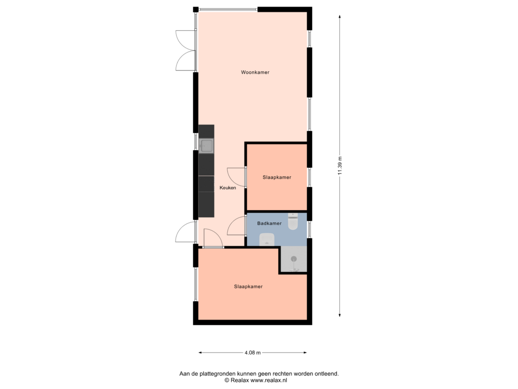 Bekijk plattegrond van Begane grond van Driehuizerweg 8-262