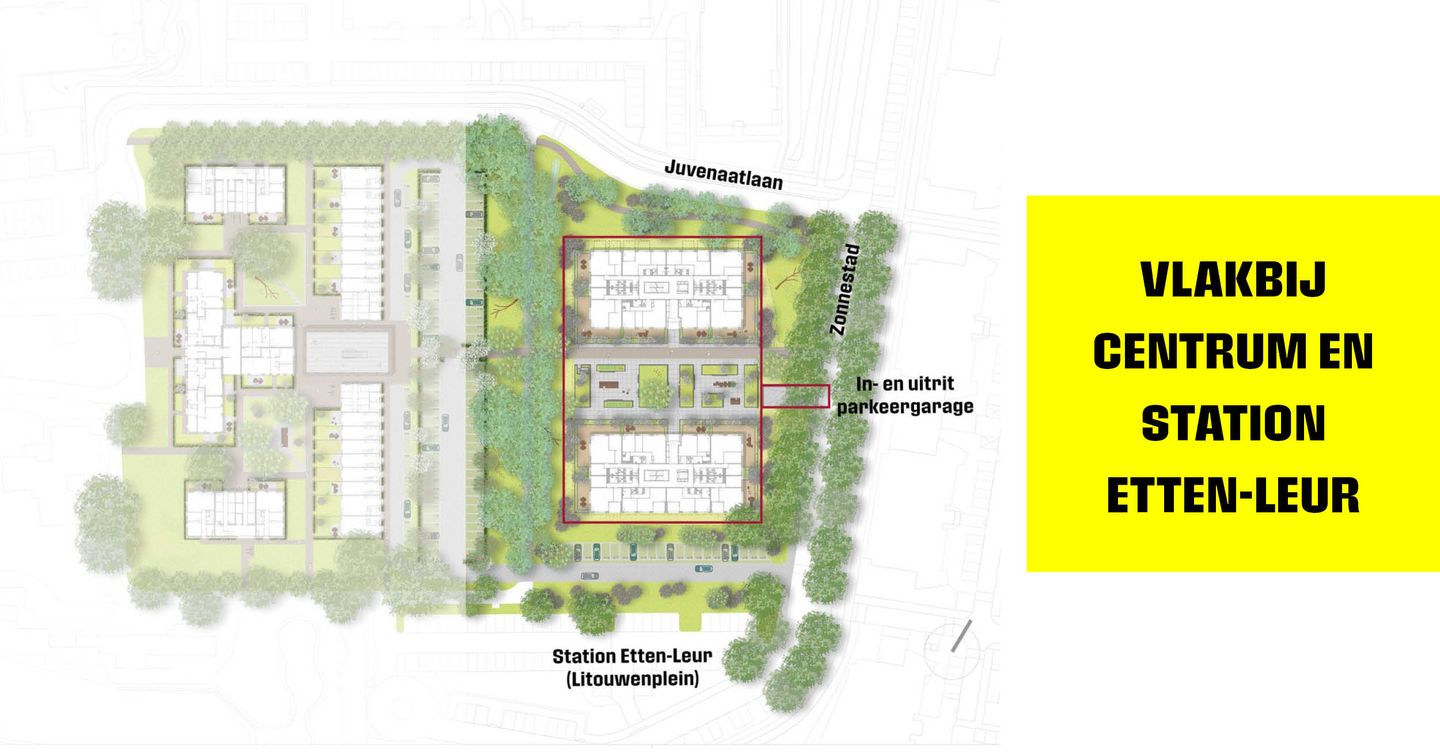 Foto 4 van Zonnestad | parkeerplaatsen Het Juvenaat