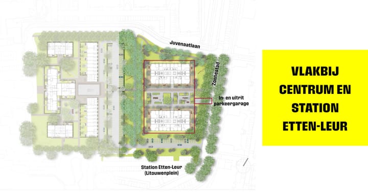 Foto 4 van Zonnestad | parkeerplaatsen Het Juvenaat