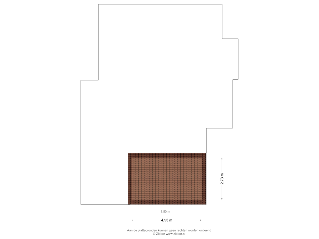 View floorplan of Zolder of Golfslag 4