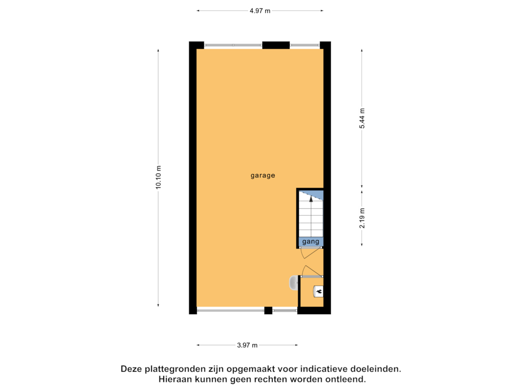 Bekijk plattegrond van Kelder van Donderbergweg 203