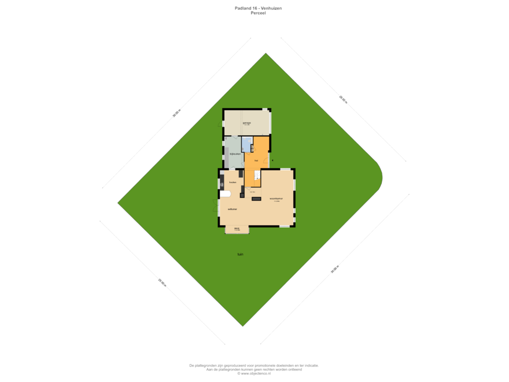 View floorplan of PERCEEL of Padland 16