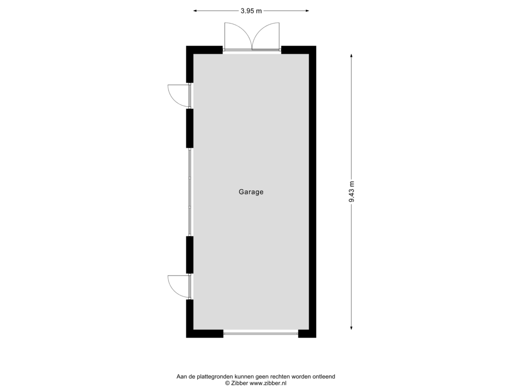 View floorplan of Garage of Turnhoutseweg 1