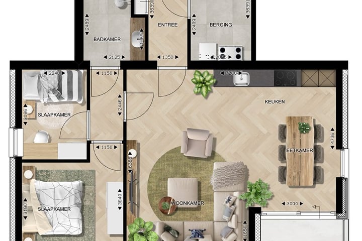 Foto 6 van Kroonstaete Appartement type C (Bouwnr. 23)