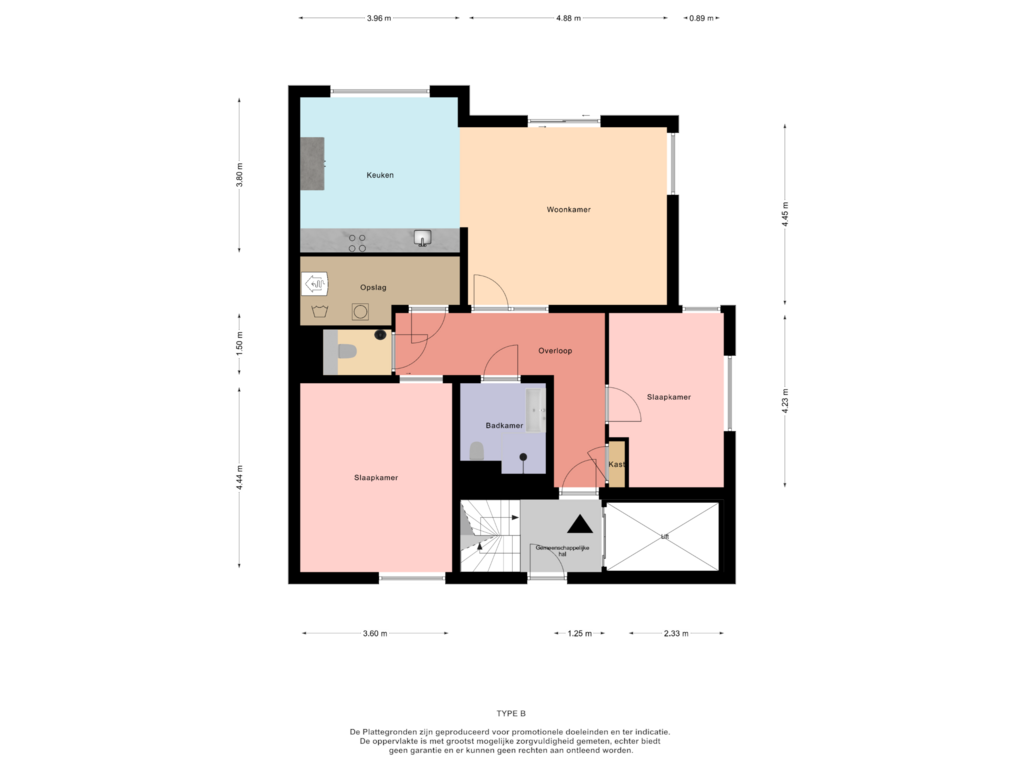 Bekijk plattegrond van First floor van Paterplantsoen 1