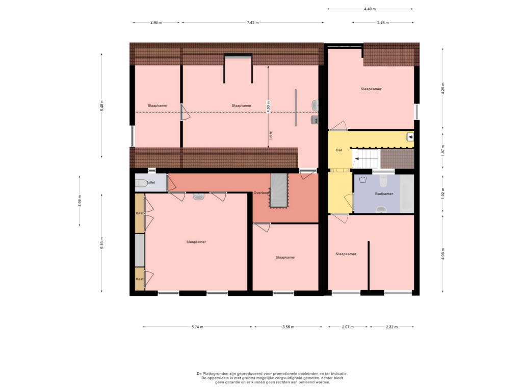 Bekijk plattegrond van Woonlaag 2 van Schoolstraat 22-24