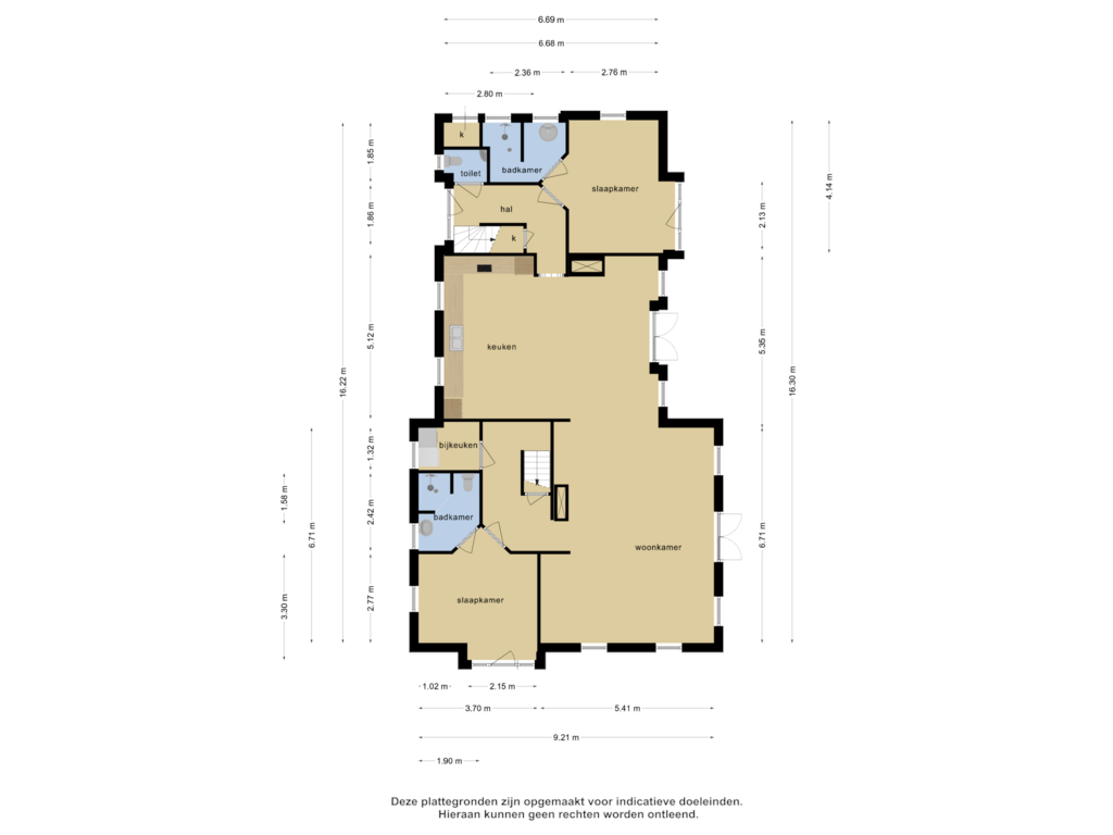 View floorplan of Begane grond of Knollenhaarweg 7-124