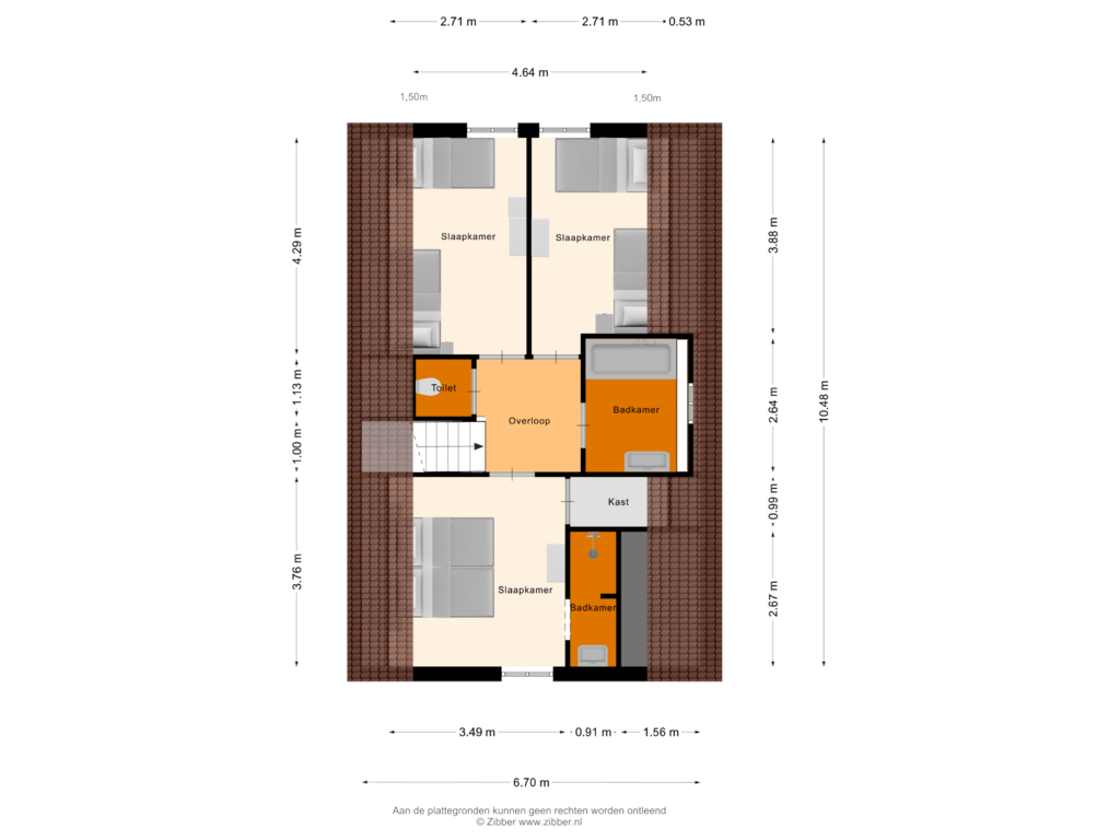 Bekijk plattegrond van Eerste Verdieping van Maasresidence, villa 74