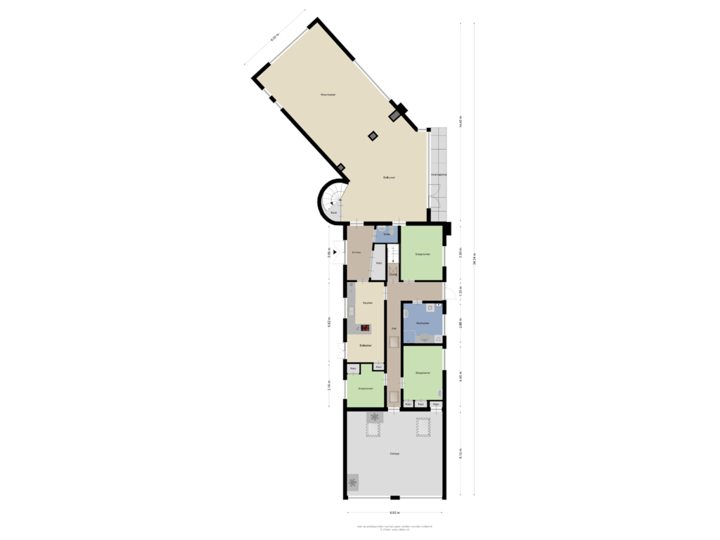 Bekijk plattegrond van Begane grond van Corridor 29