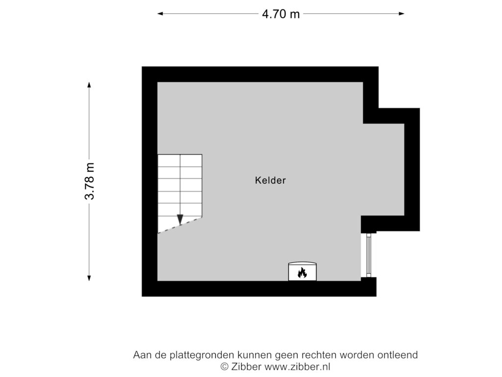 Bekijk plattegrond van Kelder van Corridor 29