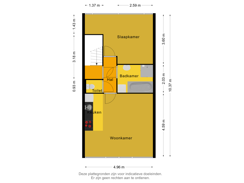 Bekijk plattegrond van 2e Verdieping van Cassandraplein 5-29