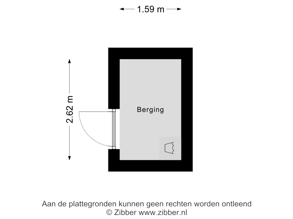 Bekijk plattegrond van Berging van Noorder Sandt 6-11