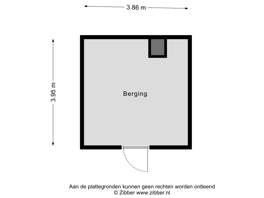 Bekijk plattegrond van Berging van Brouwerijstraat 40-1