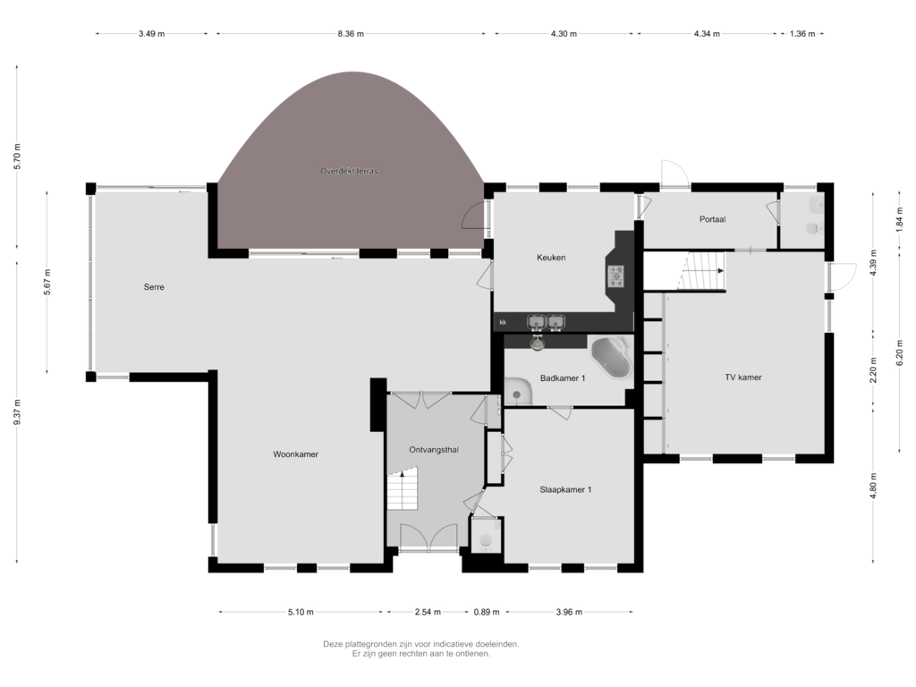 Bekijk plattegrond van BEGANE GROND van Molenstraat 141