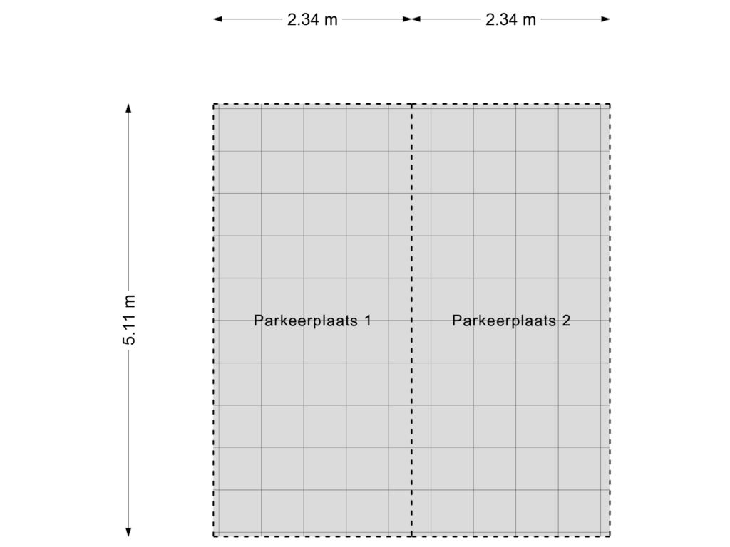 Bekijk plattegrond van Parkeerplaats van Nassaukade 21-Q