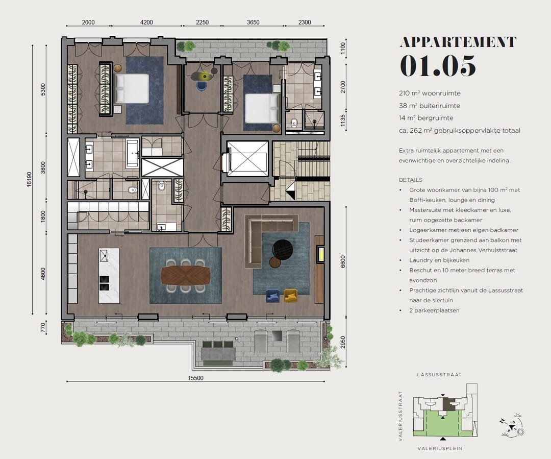 Foto 23 van Valeriusplein 9-B5