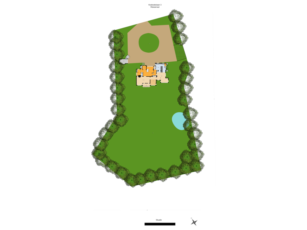 Bekijk plattegrond van Situatie van Koekoekslaan 3